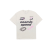 Broken Planet Cosmic Speed T-shirt Bone White