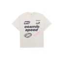 Broken Planet Cosmic Speed T-shirt Bone White