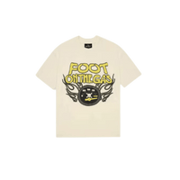 Broken Planet Foot On The Gas T-shirt Vanilla White