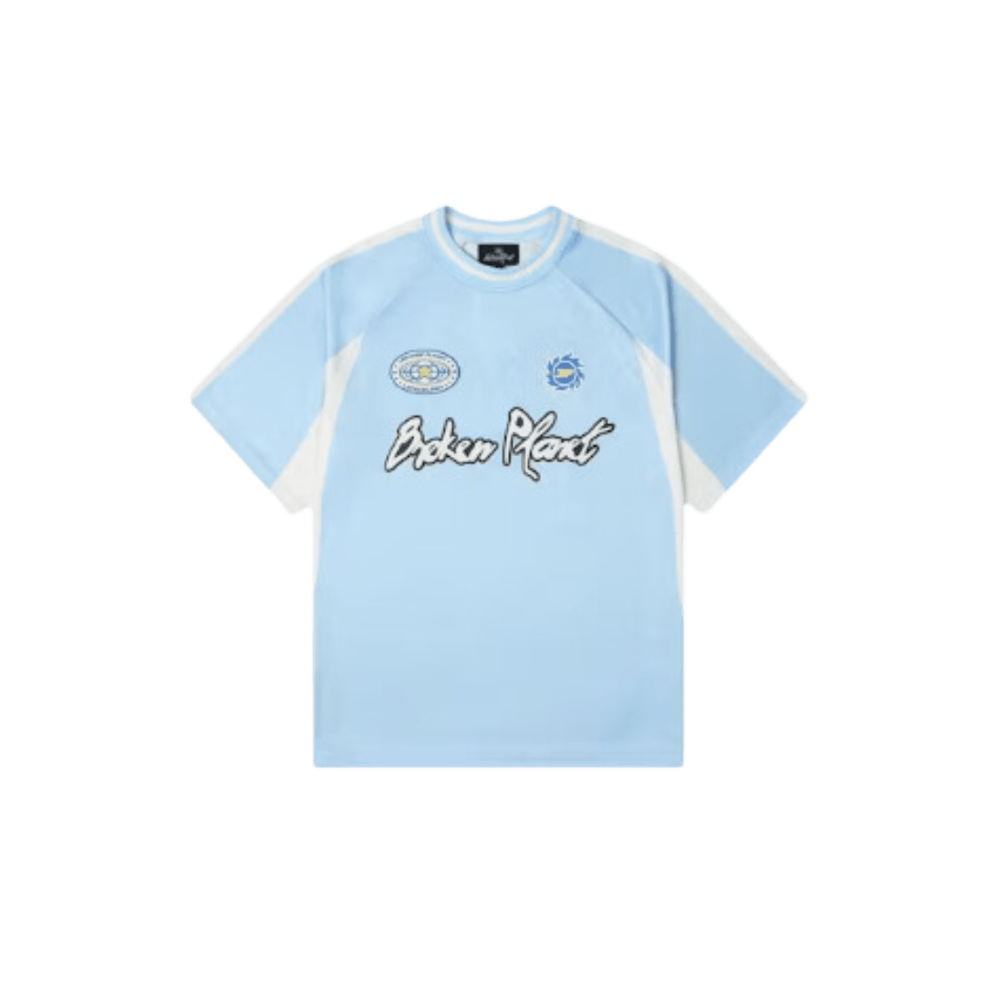 Broken Planet Football Jersey 22 Light Blue