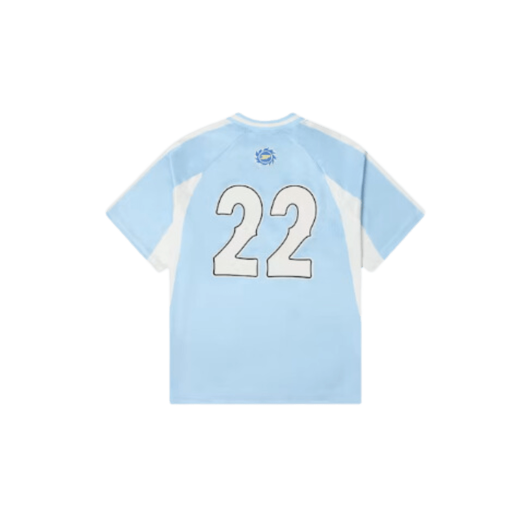 Broken Planet Football Jersey 22 Light Blue