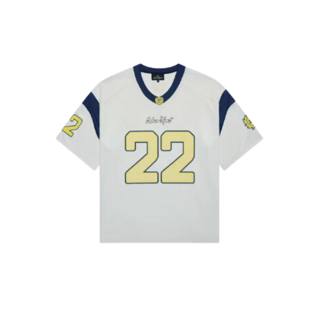 Broken Planet Football Jersey 22 White Blue
