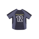 Broken Planet Football Jersey Black/Grey