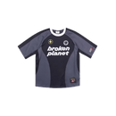 Broken Planet Football Jersey Black/Grey