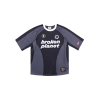 Broken Planet Football Jersey Black/Grey