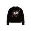 Broken Planet Hearts Are Made To Be Broken Knit Sweater Midnight Black