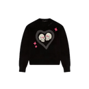 Broken Planet Hearts Are Made To Be Broken Knit Sweater Midnight Black