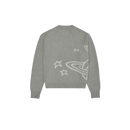 Broken Planet Knit Sweater Heather Grey