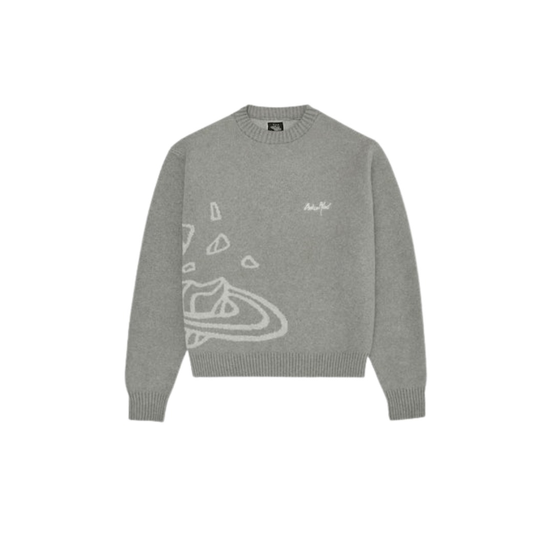 Broken Planet Knit Sweater Heather Grey