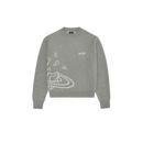 Broken Planet Knit Sweater Heather Grey