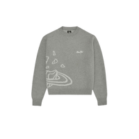 Broken Planet Knit Sweater Heather Grey