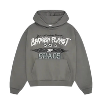 Broken Planet Chaos Hoodie Gunmetal Grey