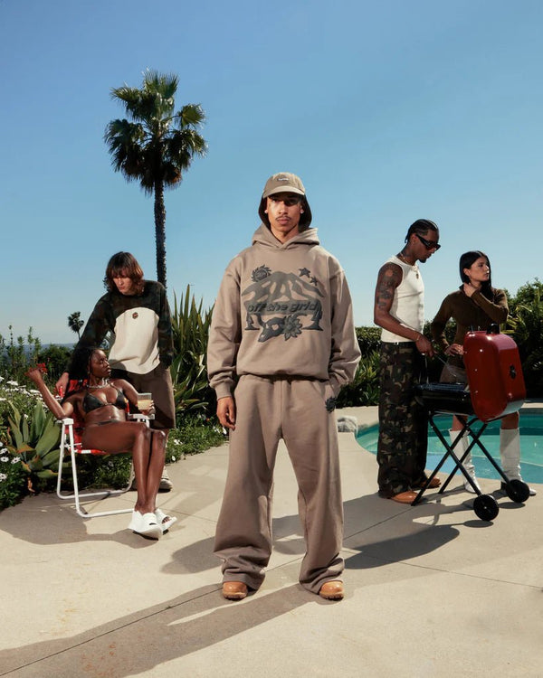 Broken Planet Off The Grid Kapuzenpullover Zunderbraun