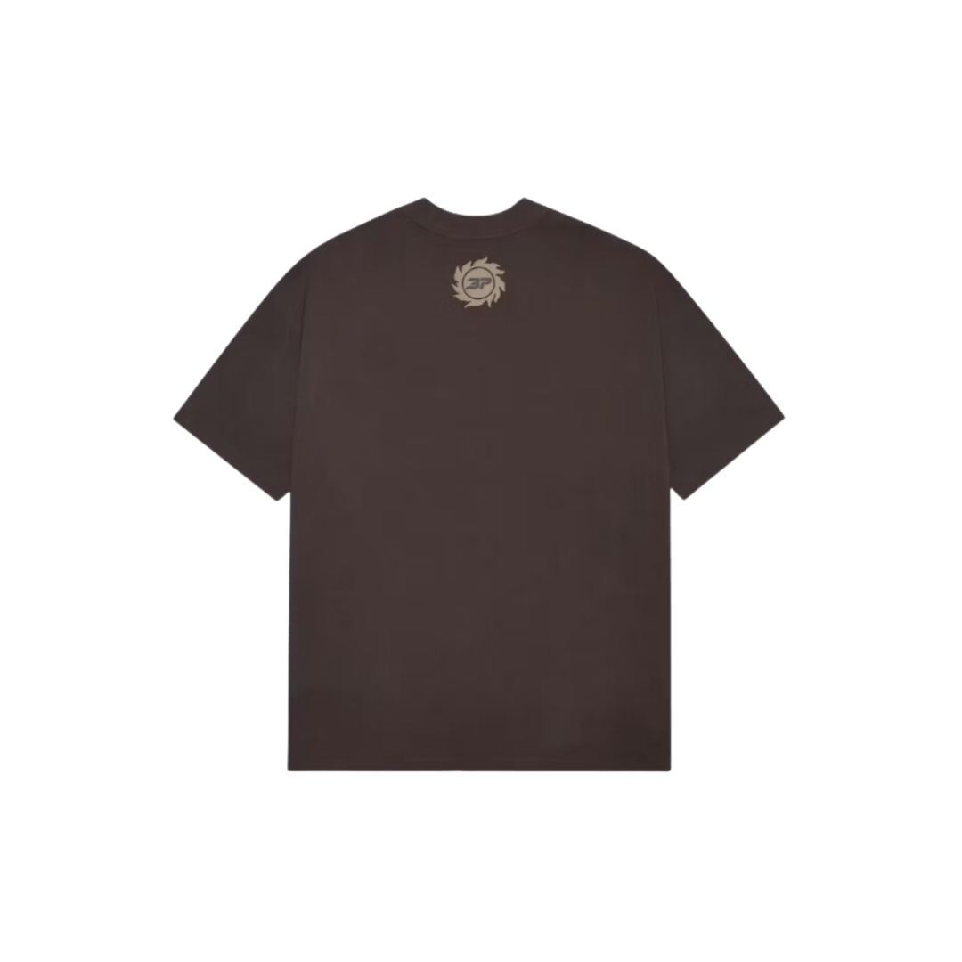 Broken Planet Space Trails T-shirt Mocha Brown