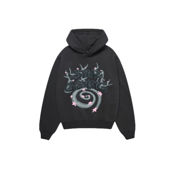 Broken Planet Sternbeobachtungs-Hoodie Rußschwarz