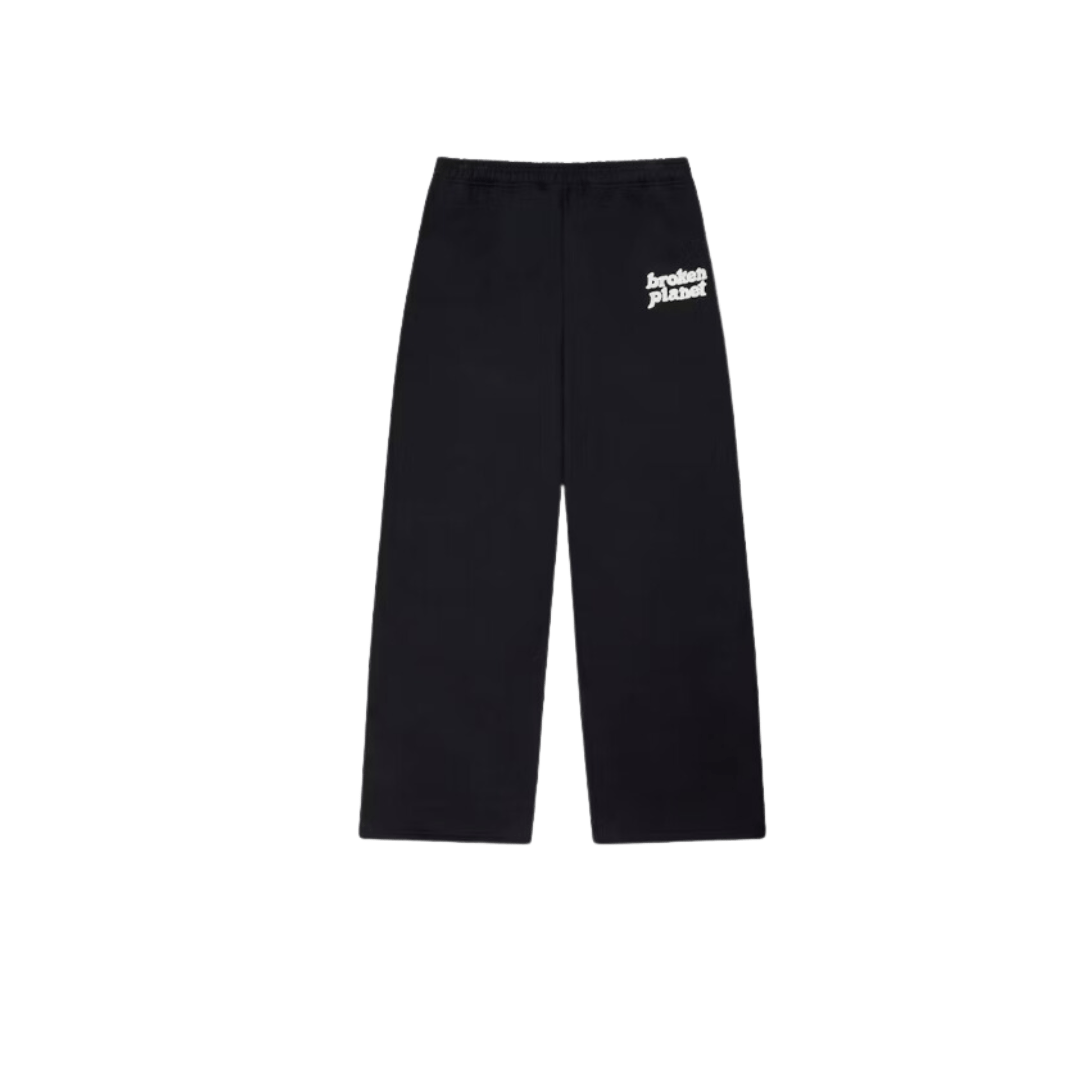 Broken Planet Straight Leg Sweatpants Midnight Black