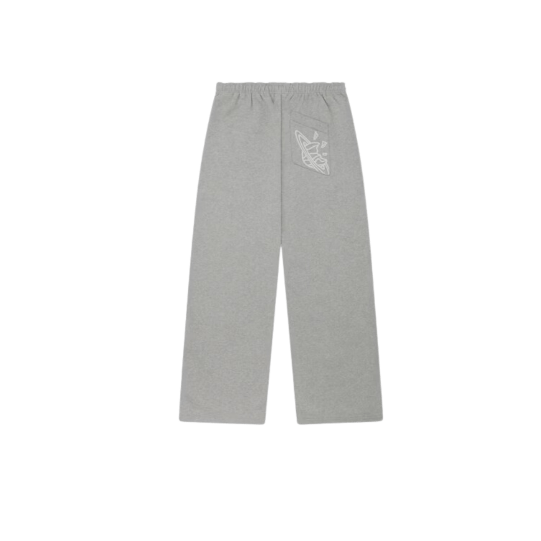 Broken Planet Wide-Leg Sweatpants Heather Grey