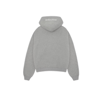 Broken Planet Zip Up Hoodie Heather Grey