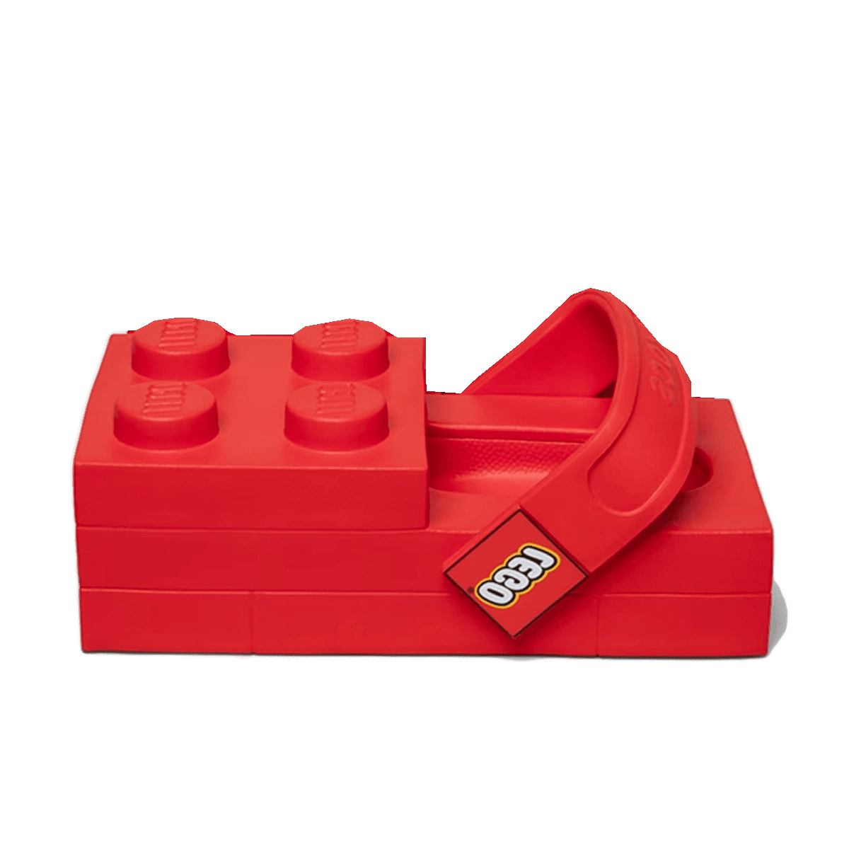 Crocs Brick Clog LEGO Red