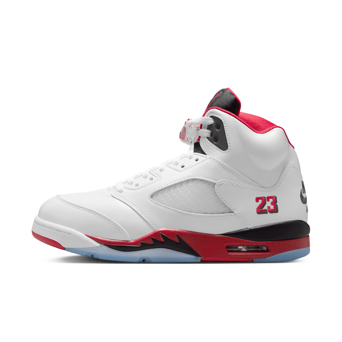 Air Jordan 5 Retro Fire Red Black Tongue (2025)