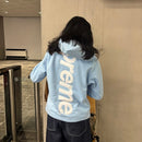 Supreme Satin Applique Hooded Sweatshirt (FW24) Light Blue