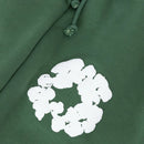 Denim Tears The Cotton Wreath Shorts Green – authentieke label close-up met originele branding