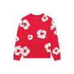 Denim Tears Long Sleeve Cotton Wreath T-shirt Red
