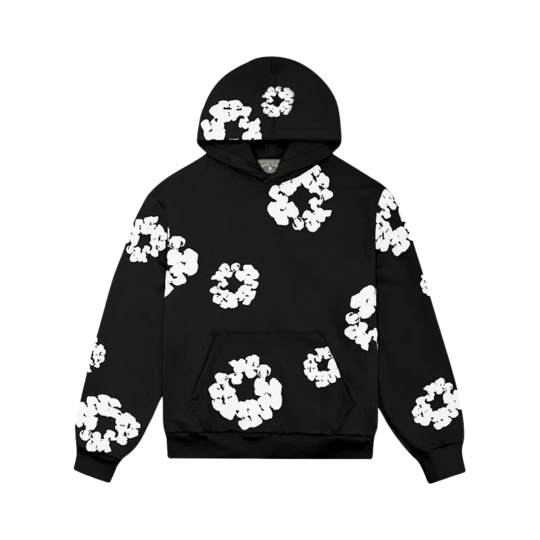 Denim Tears The Cotton Wreath Hoodie Black