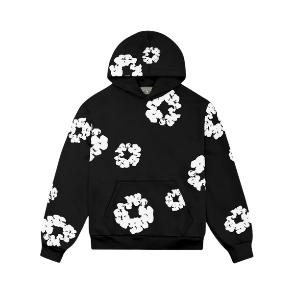 Denim Tears The Cotton Wreath Hoodie Black | Snrkickz