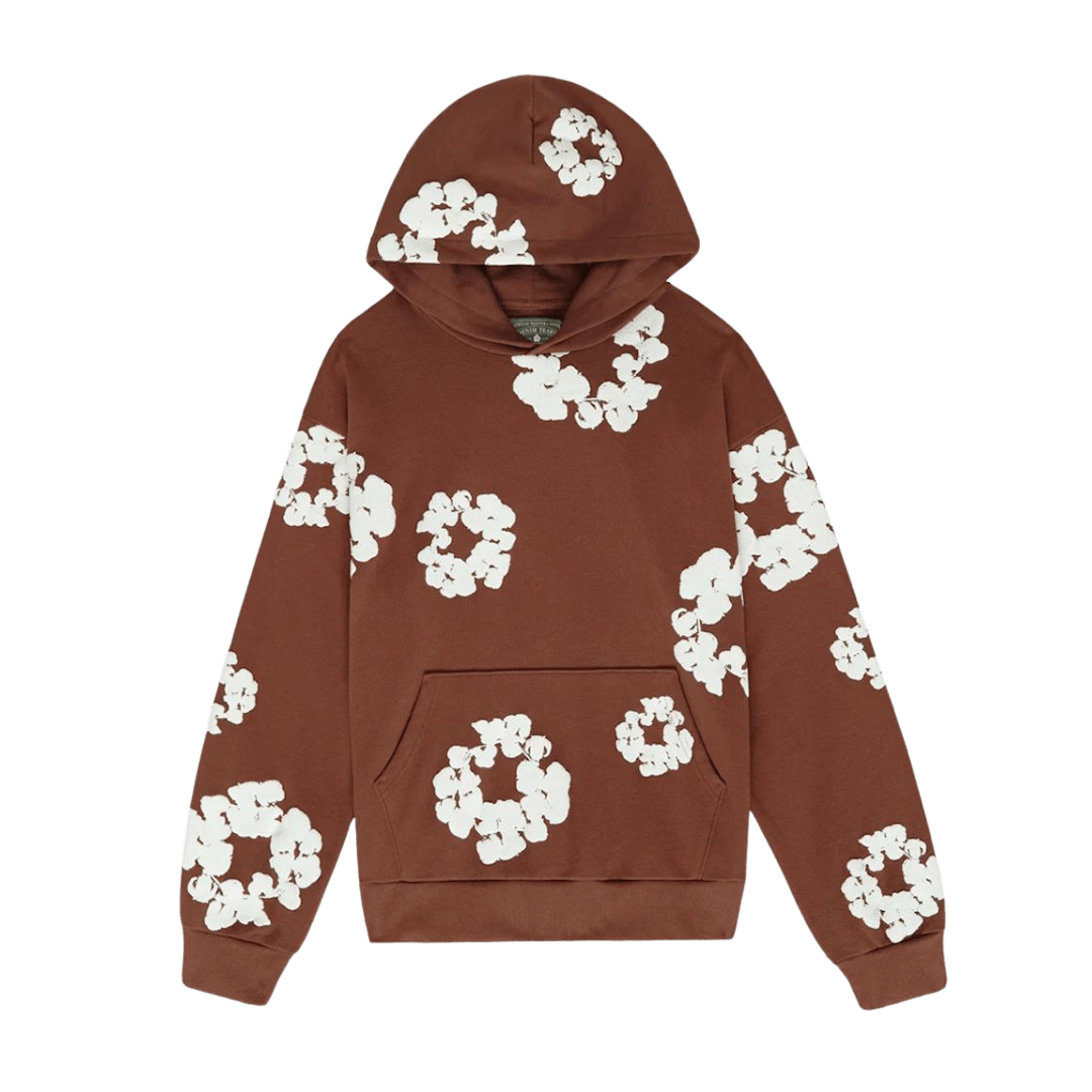 Denim Tears The Cotton Wreath Hoodie Brown