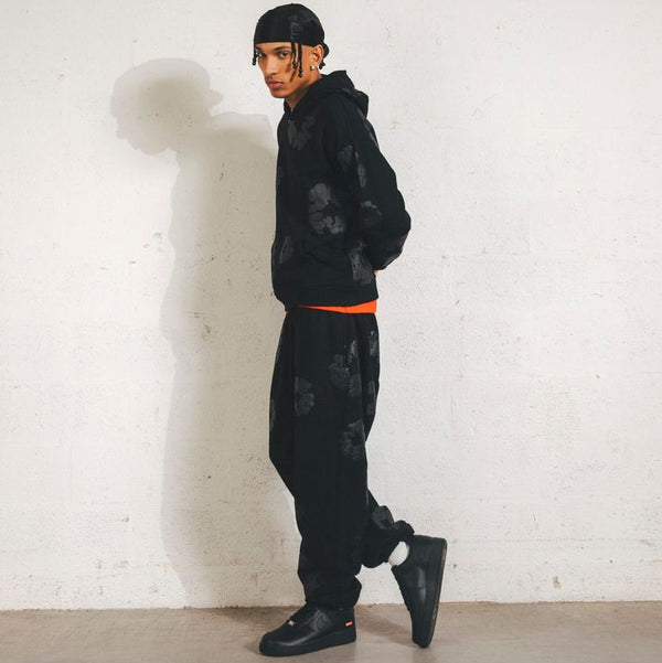 Denim Tears The Cotton Wreath Hoodie Monochrome
