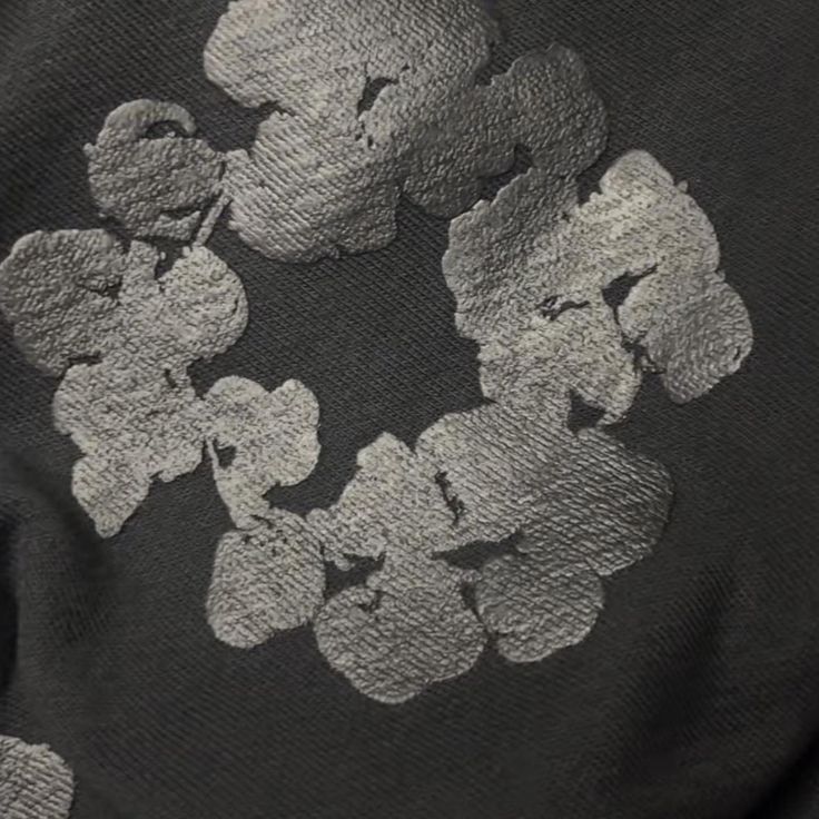 Denim Tears The Cotton Wreath Hoodie Monochrome