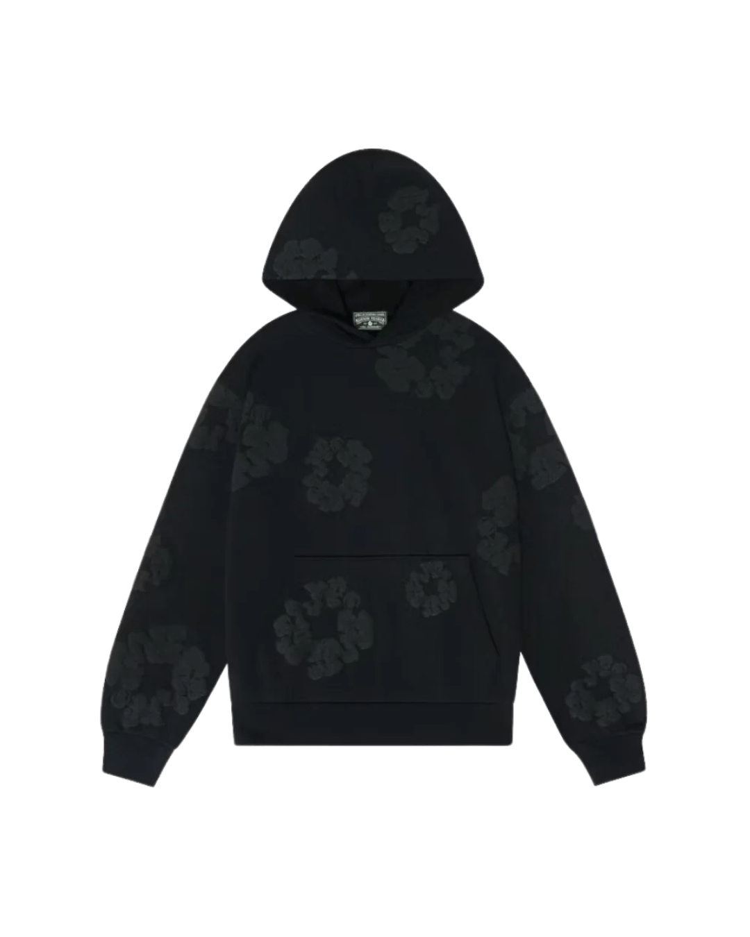 Denim Tears The Cotton Wreath Hoodie Monochrome