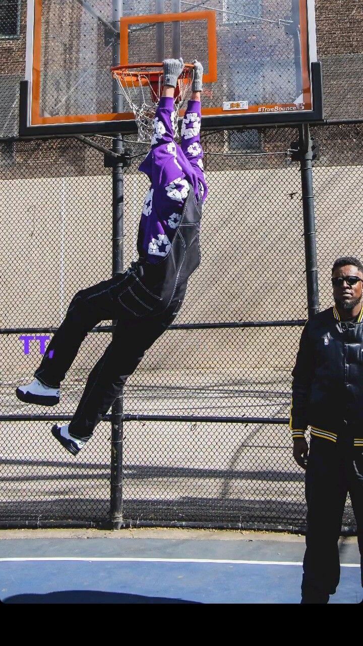 Denim Tears The Cotton Wreath Hoodie Purple