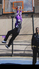 Denim Tears The Cotton Wreath Hoodie Purple – authentiek label en tag detail