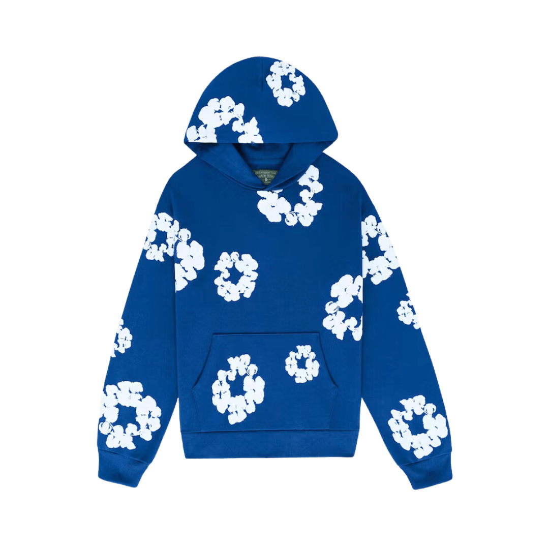 Denim Tears The Cotton Wreath Hoodie Royal Blue