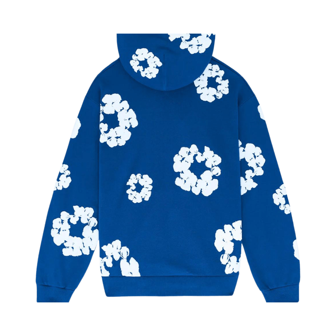 Denim Tears The Cotton Wreath Hoodie Royal Blue
