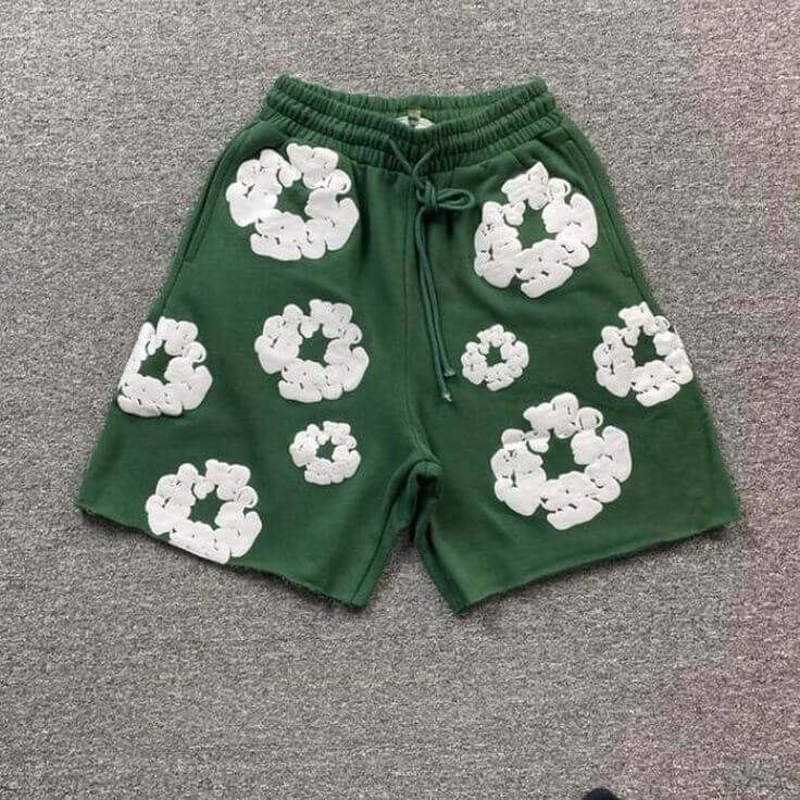 Denim Tears The Cotton Wreath Shorts Green