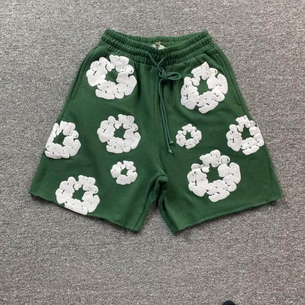 Denim Tears The Cotton Wreath Shorts Green
