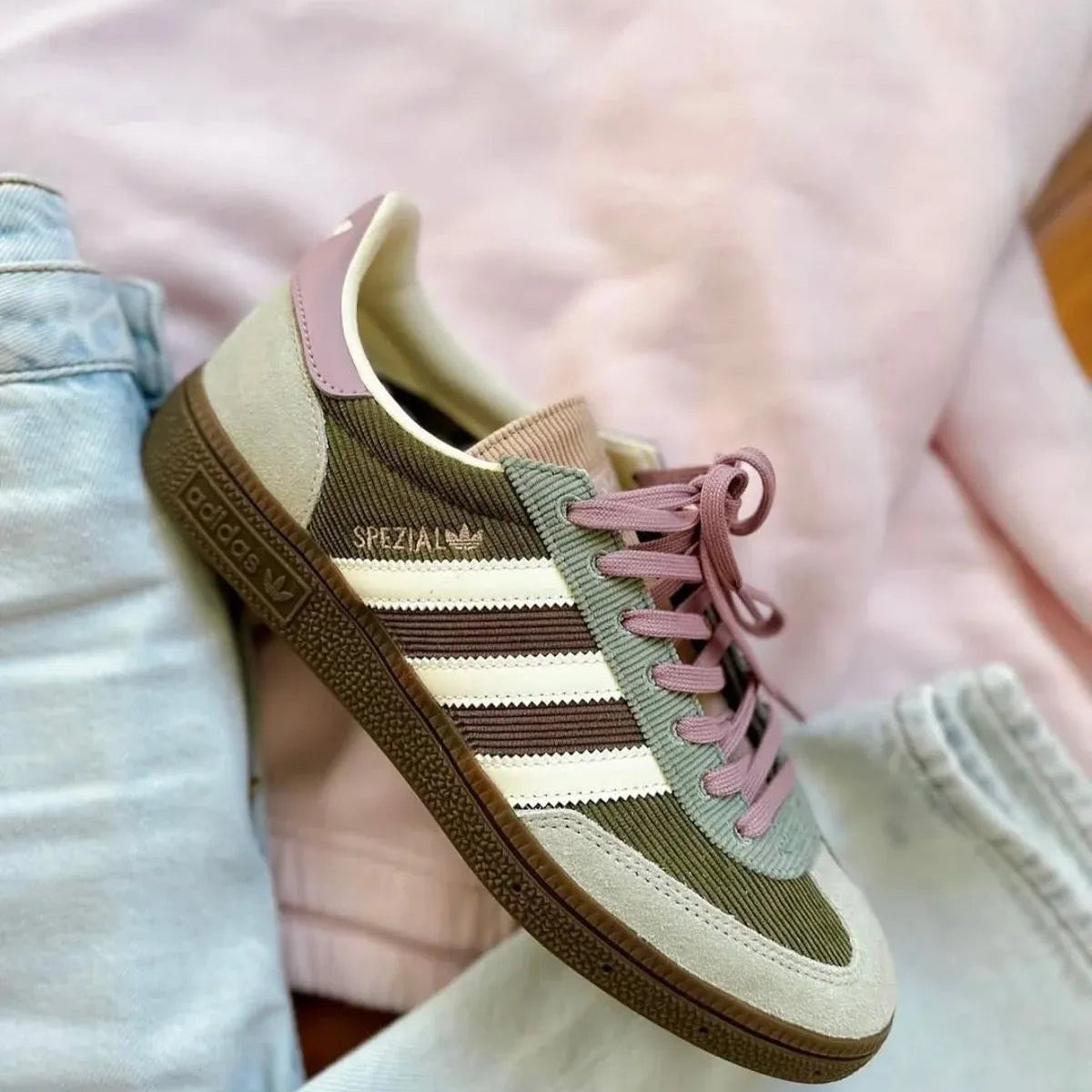 adidas Handball Spezial Silver Green Magic Mauve (IH4891) | Snrkickz 