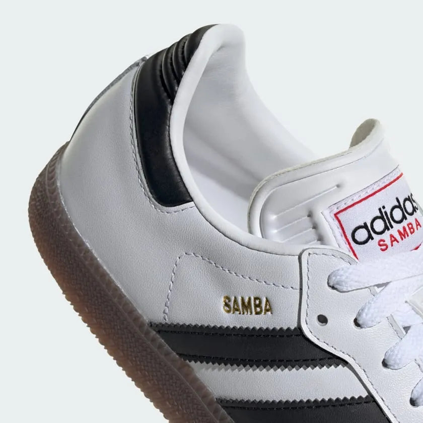 adidas Samba Indoor Cloud White Core Black Vivid Red (IH6001) | Snrkickz