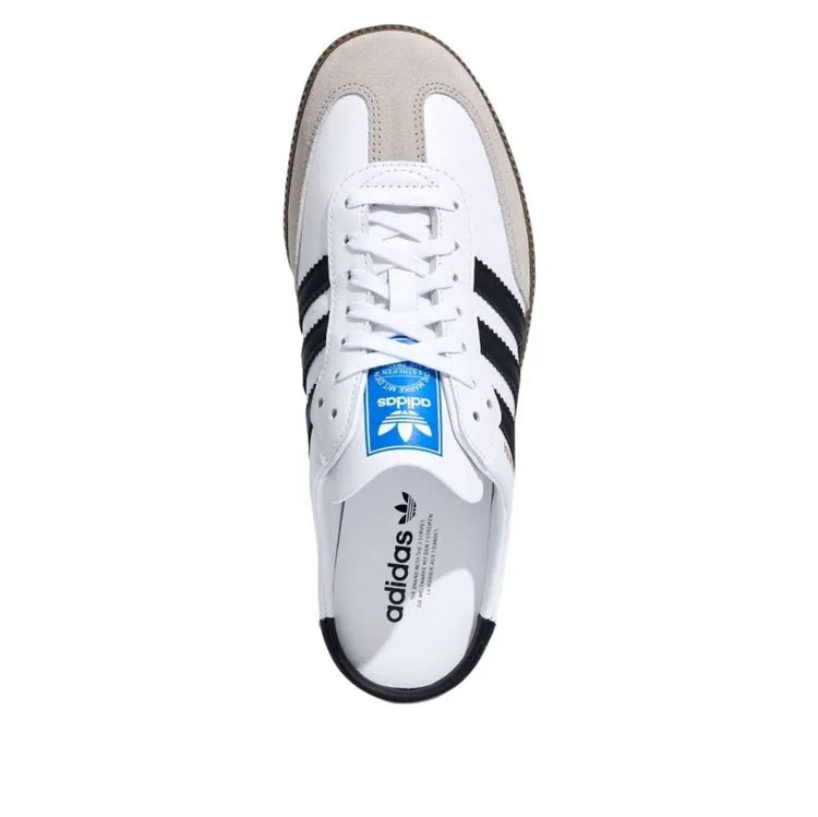 Adidas Samba Mule White Black Gum (Women's) | Snrkickz
