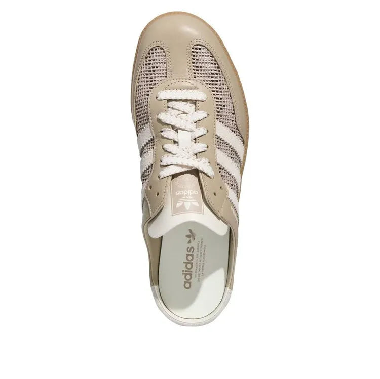 Adidas Samba Mule Beige Off White Gum (Women's) | Snrkickz