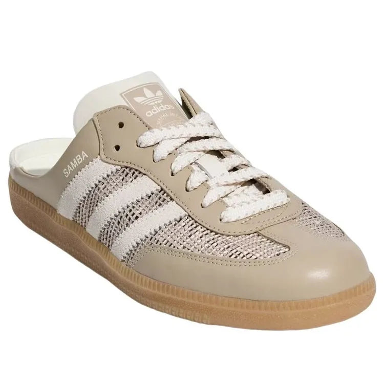 Adidas Samba Mule Beige Off White Gum (Women's) | Snrkickz