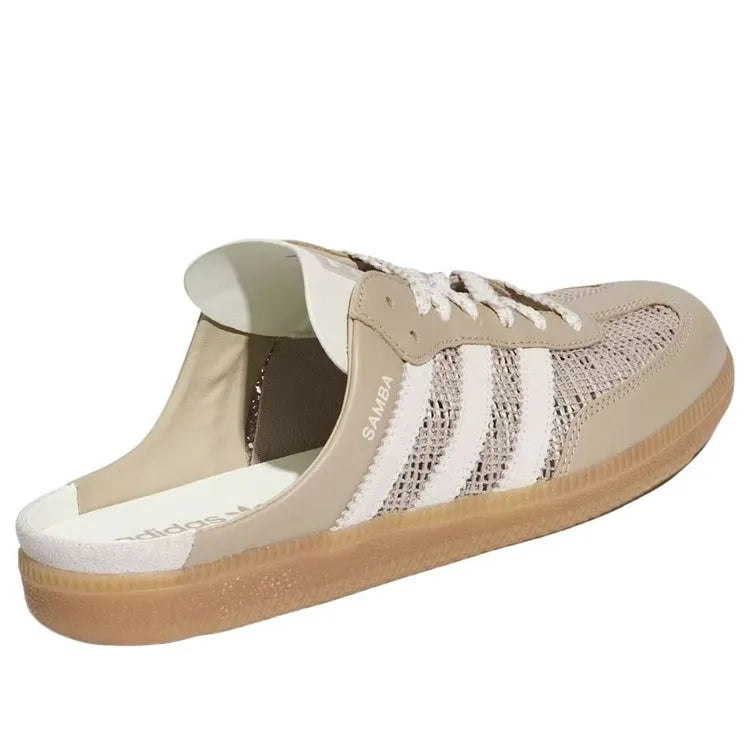 Adidas Samba Mule Beige Off White Gum (Women's) | Snrkickz