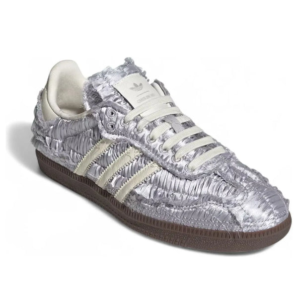Adidas Samba OG Caroline Hu Satin Silver Metallic