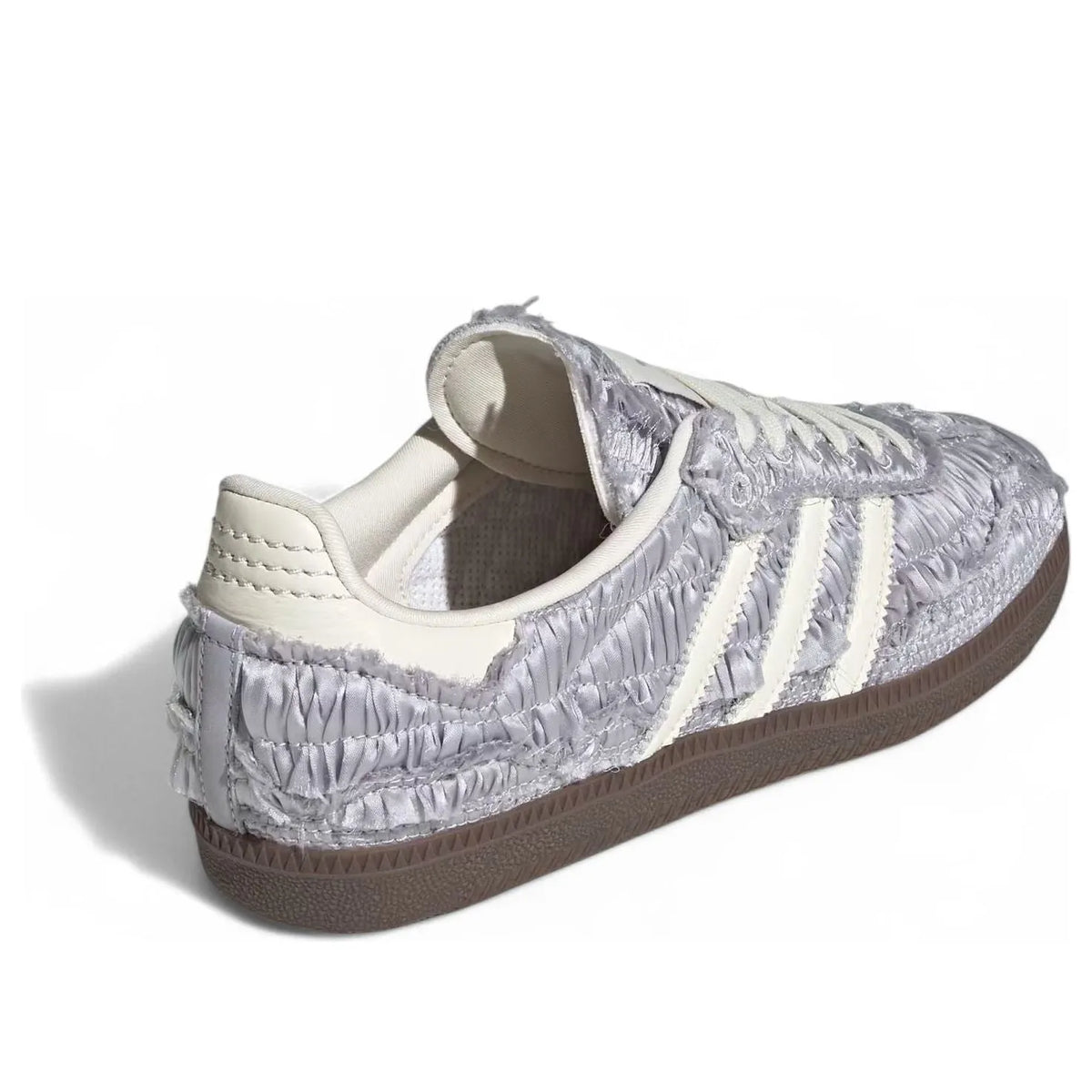 Adidas Samba OG Caroline Hu Satin Silver Metallic (JP9283) | Snrkickz