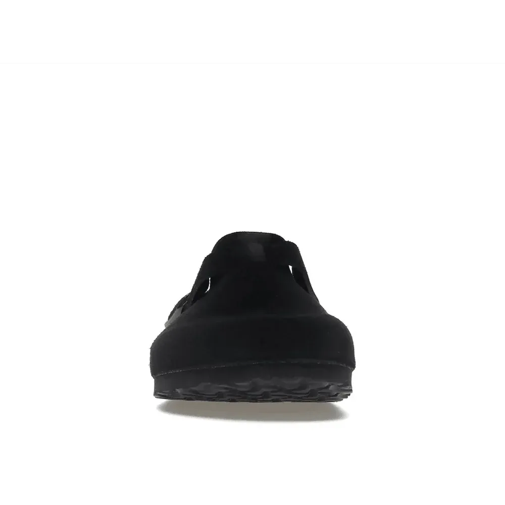 Birkenstock Boston Soft Footbed Suede Black (660471) | Snrkickz