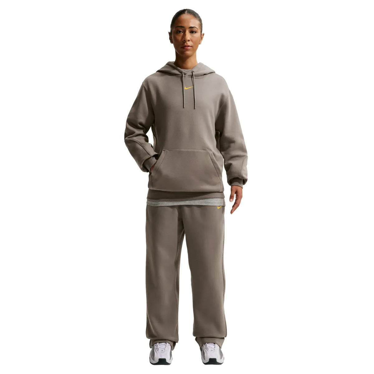 Nike x NOCTA Fleece CS Hoodie (FW25) Olive Grey (HM5762-040) | Snrkickz