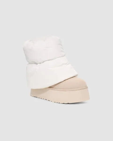 UGG Classic Mini Dipper Puffer Boot White Ceramic (Women's) | Snrkickz